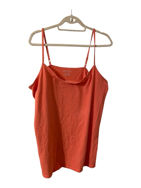 Lane Bryant Tops - Lane Bryant Coral Cotton Spaghetti Strap Camisole. 18/20 like NEW!